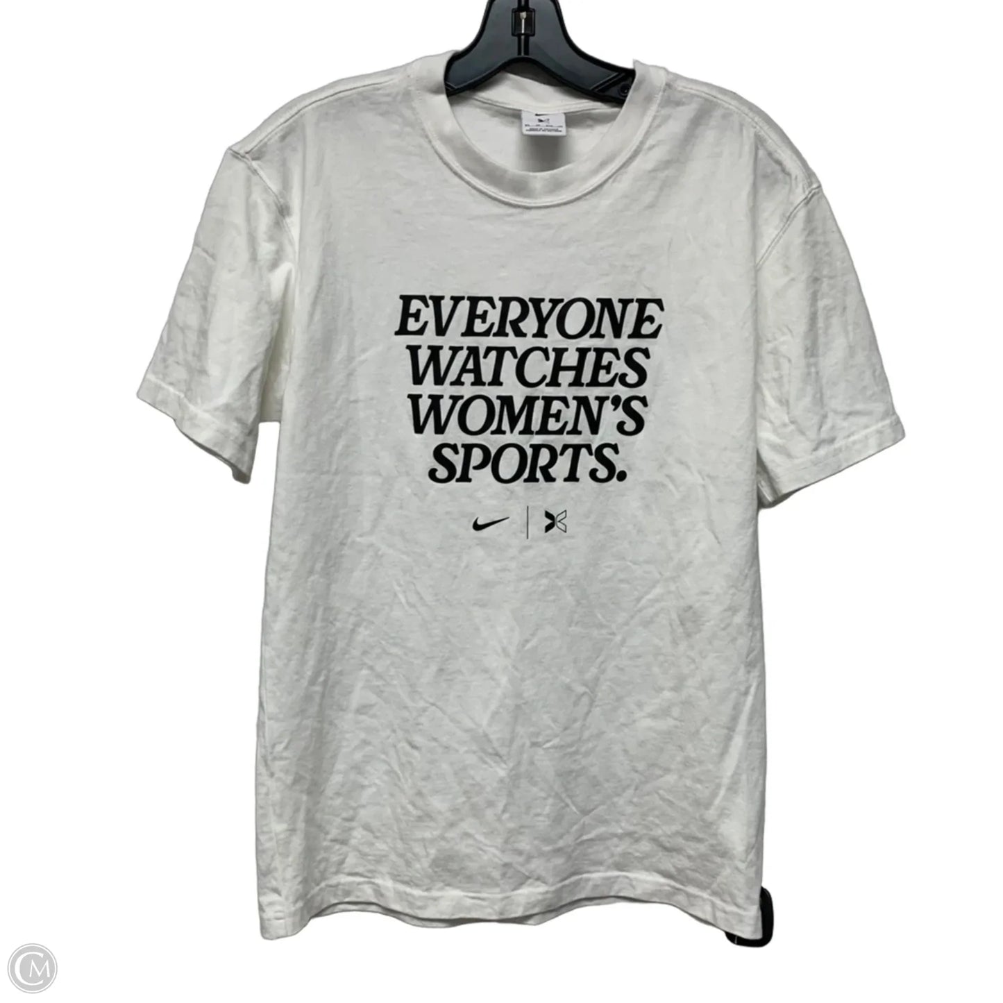 Top Short Sleeve By Nike Apparel In White, Size: Xs