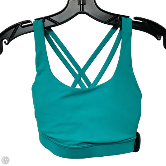 Athletic Bra By Lululemon In Aqua, Size: S