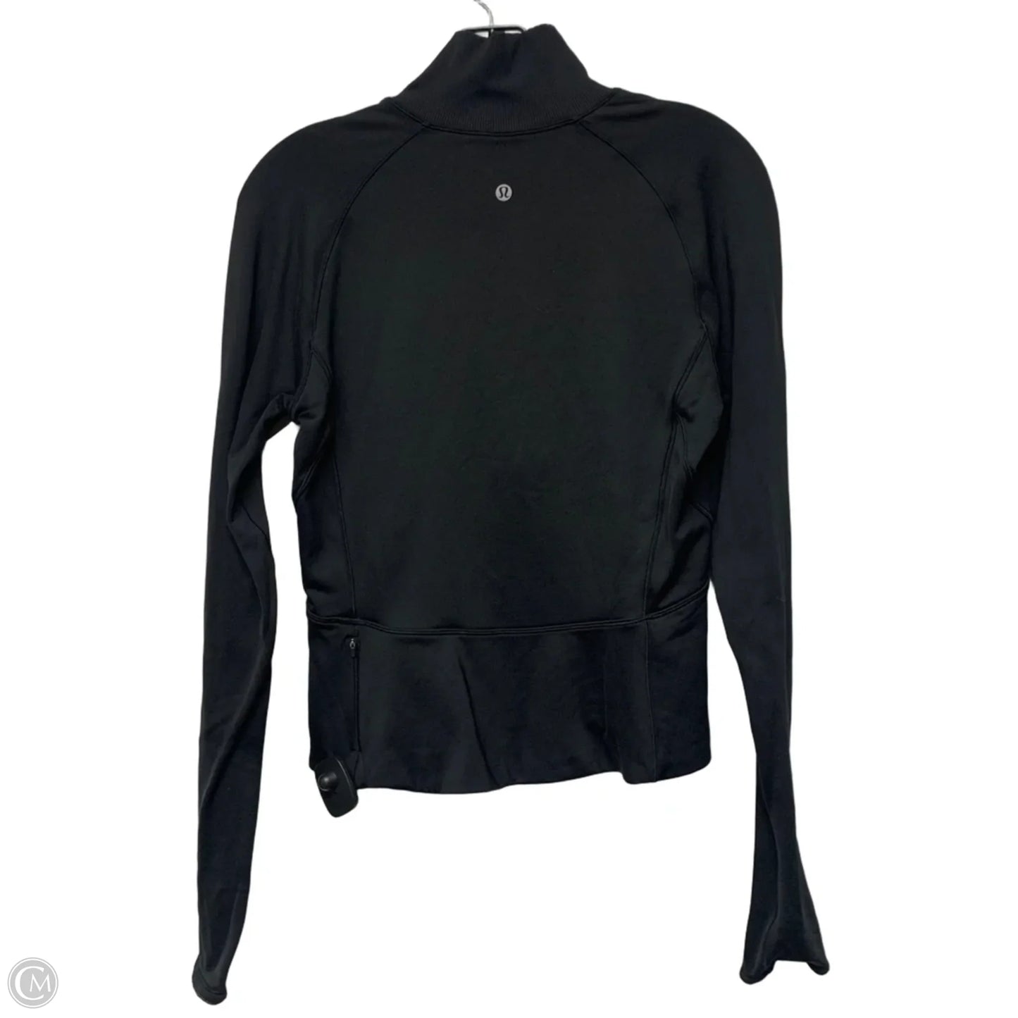 Athletic Jacket By Lululemon In Black, Size: S