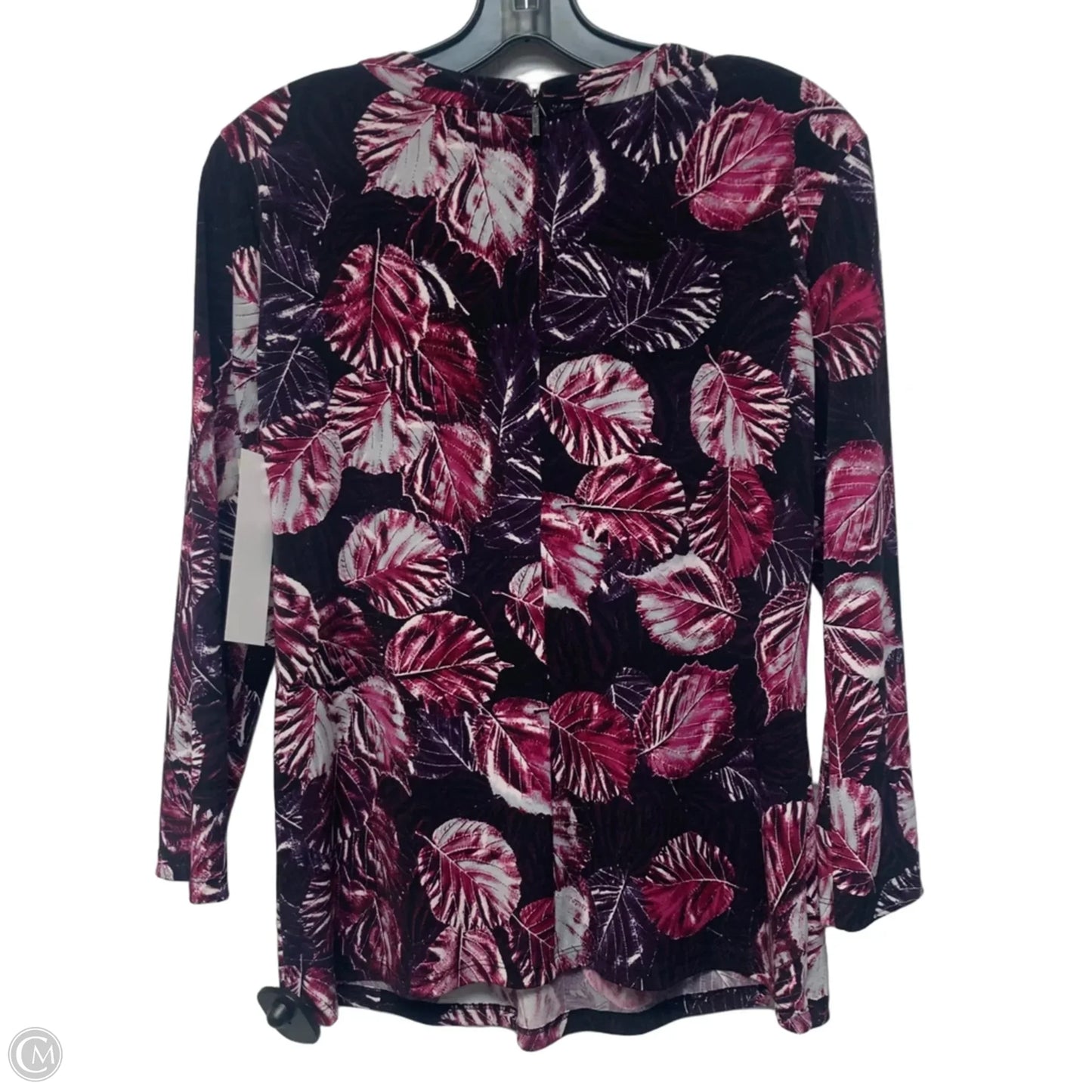 Top Long Sleeve Designer By Karl Lagerfeld In Purple, Size: S