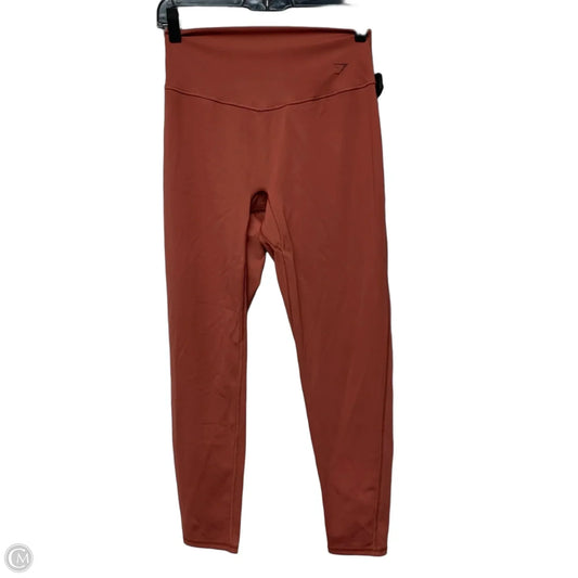 Athletic Leggings By Gym Shark In Pink, Size: L