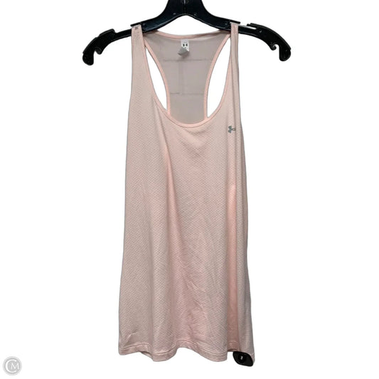 Athletic Tank Top By Under Armour In Pink, Size: Xl