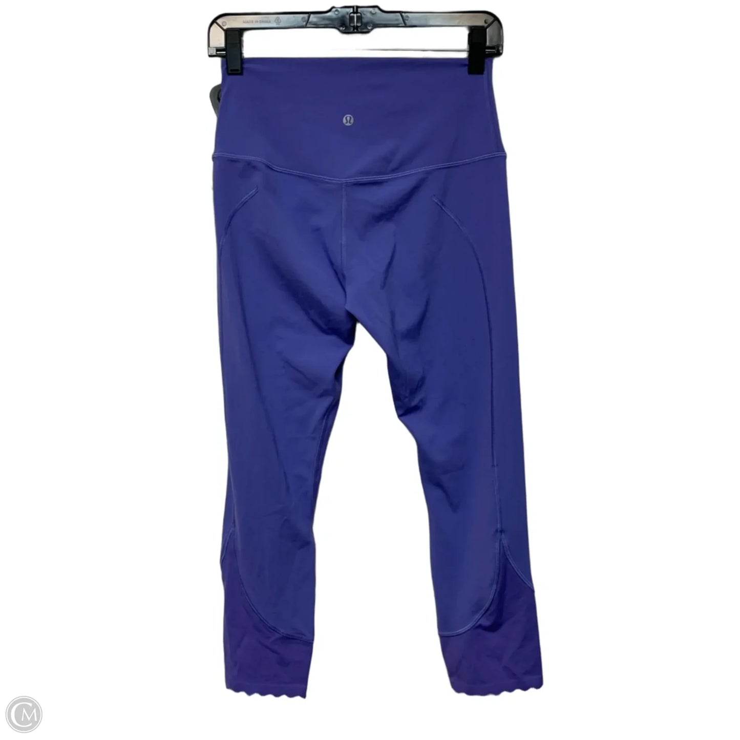 Athletic Leggings Capris By Lululemon In Purple, Size: M