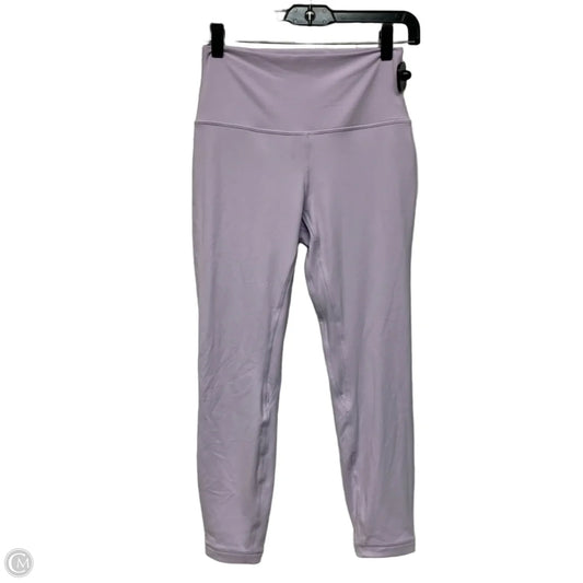 Athletic Leggings By Lululemon In Purple, Size: M