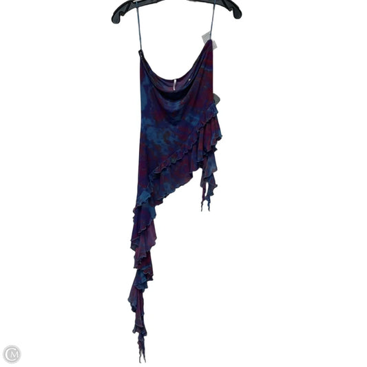 Top Sleeveless By Free People In Blue & Purple, Size: S