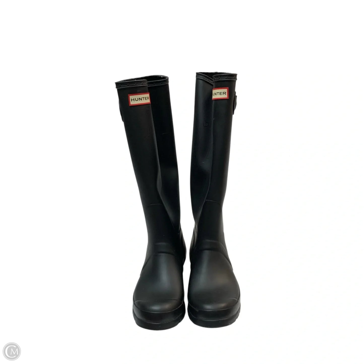 Boots Designer By Hunter In Black, Size: 7