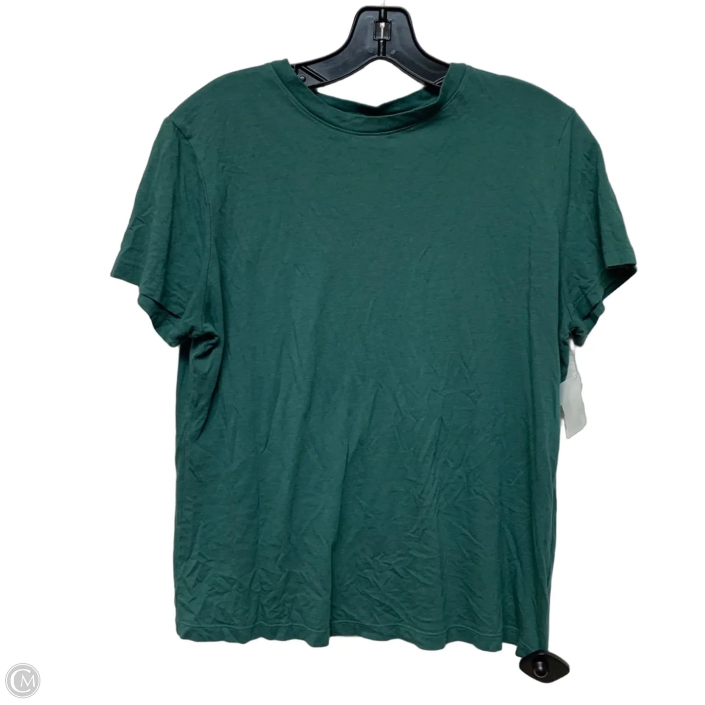 Top Short Sleeve Basic By A New Day In Green, Size: L