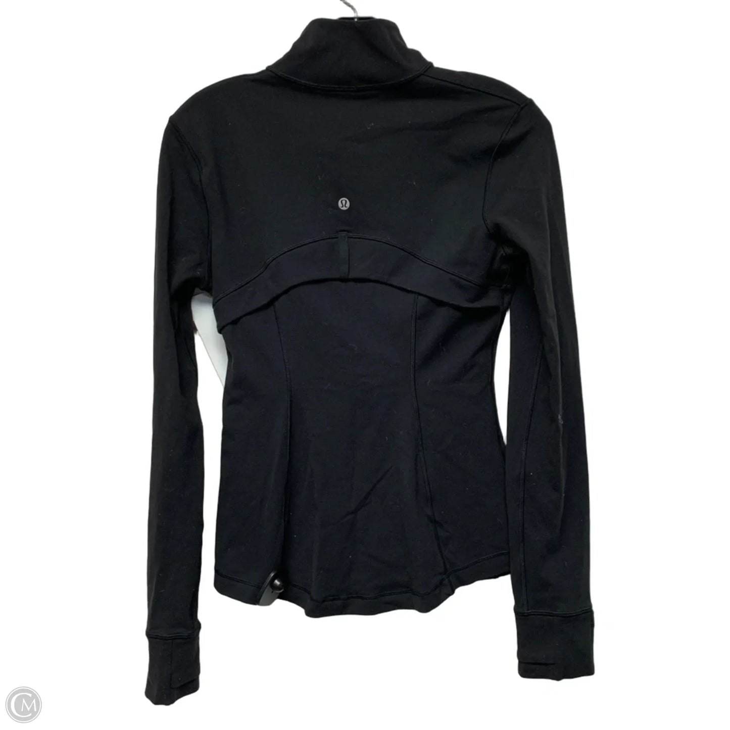 Athletic Jacket By Lululemon In Black, Size: 6