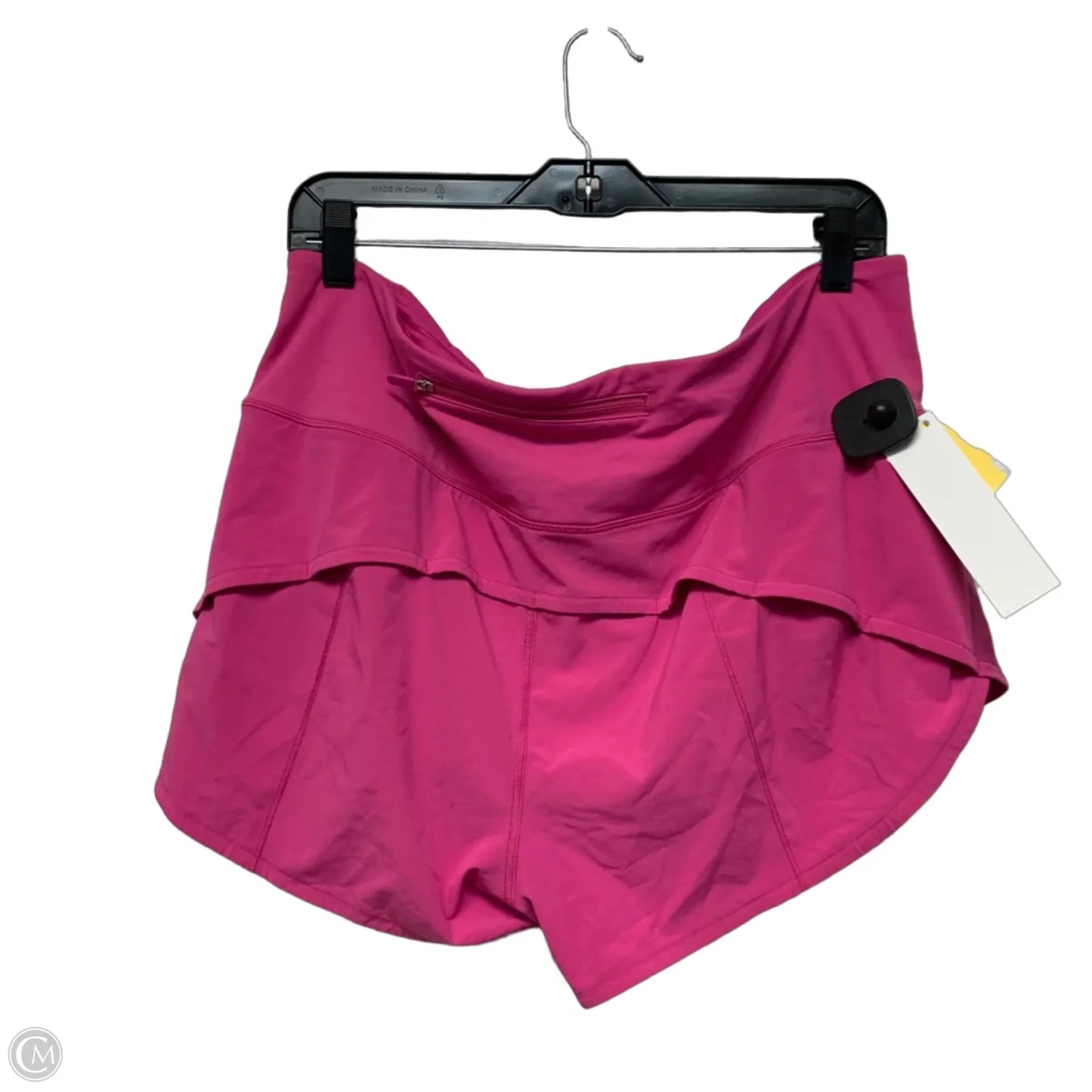 Athletic Shorts By Lululemon In Pink, Size: L
