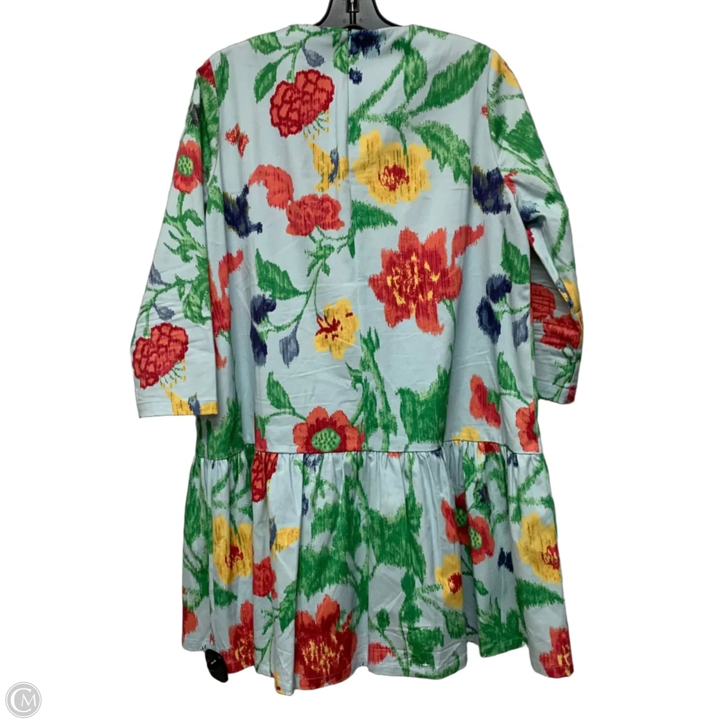 Dress Designer By Tuckernuck In Blue & Green, Size: L
