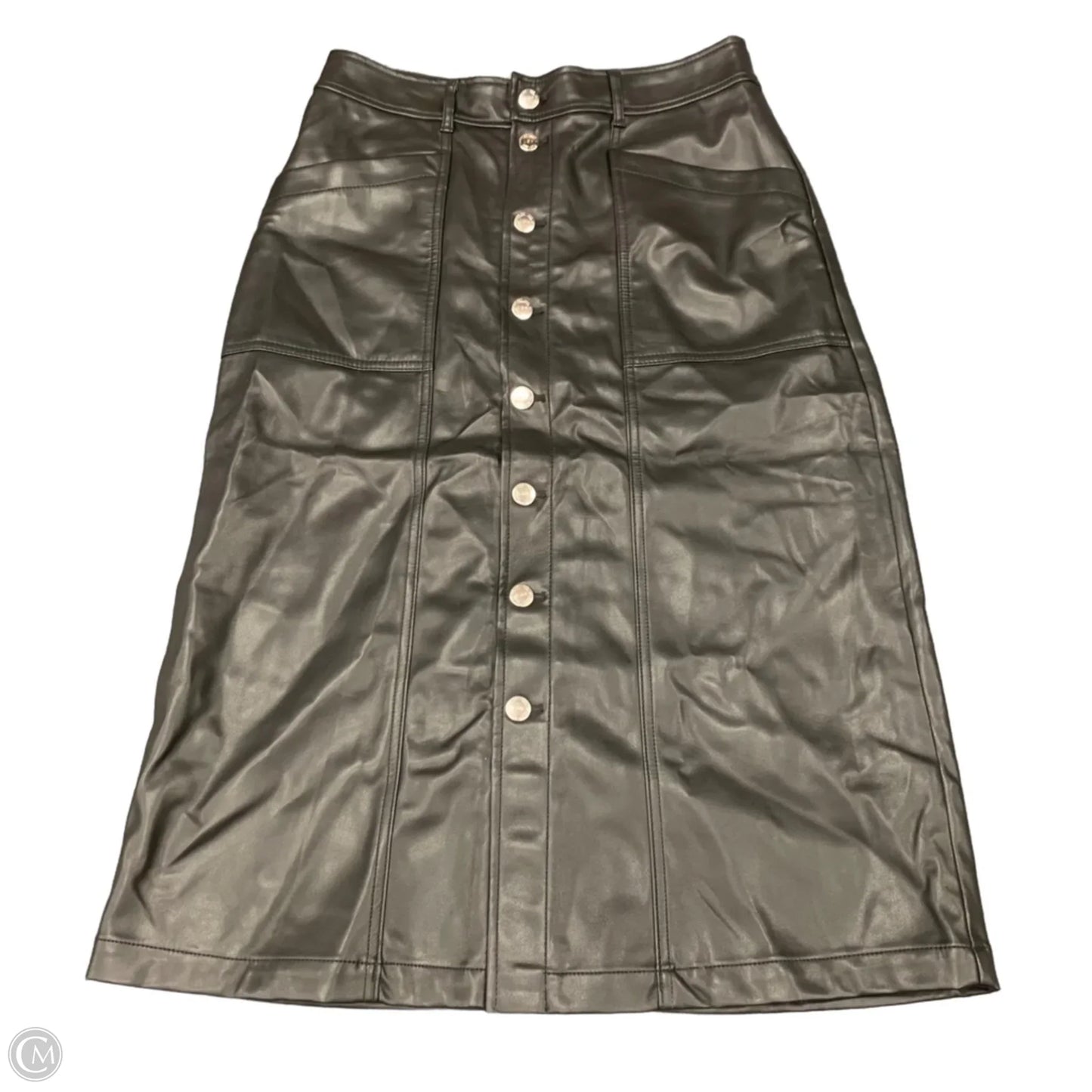 Skirt Midi By Loft In Black, Size: 10