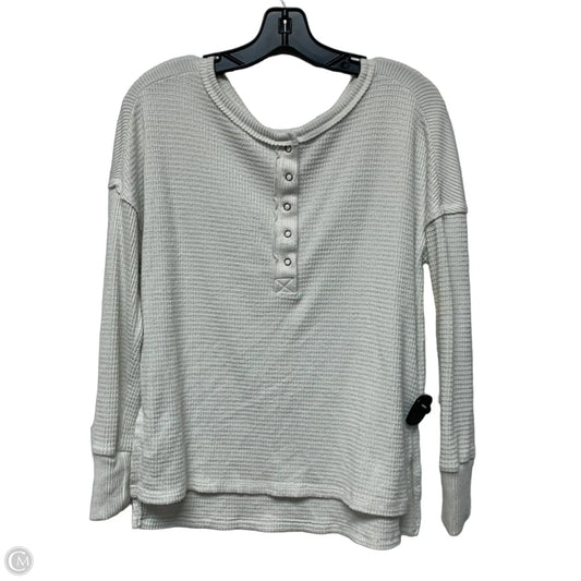 Top Long Sleeve By So In White, Size: M