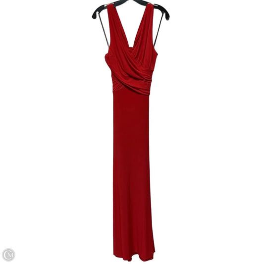 Dress Designer By Vera Wang In Red, Size: S