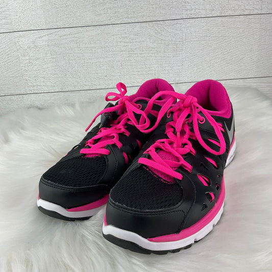 Shoes Athletic By Nike In Black & Pink, Size: 8