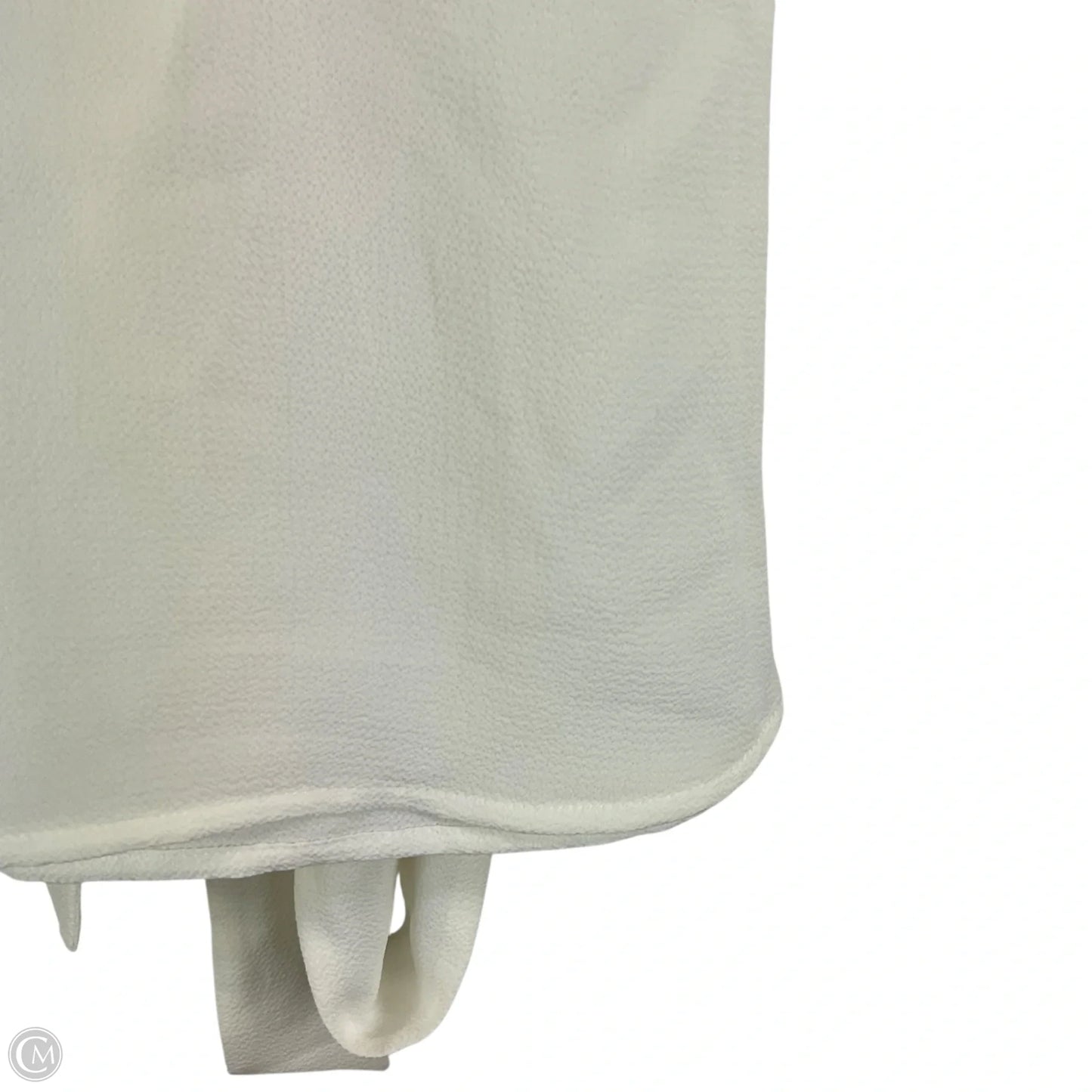 Top Sleeveless By Kaari Blue In White, Size: S