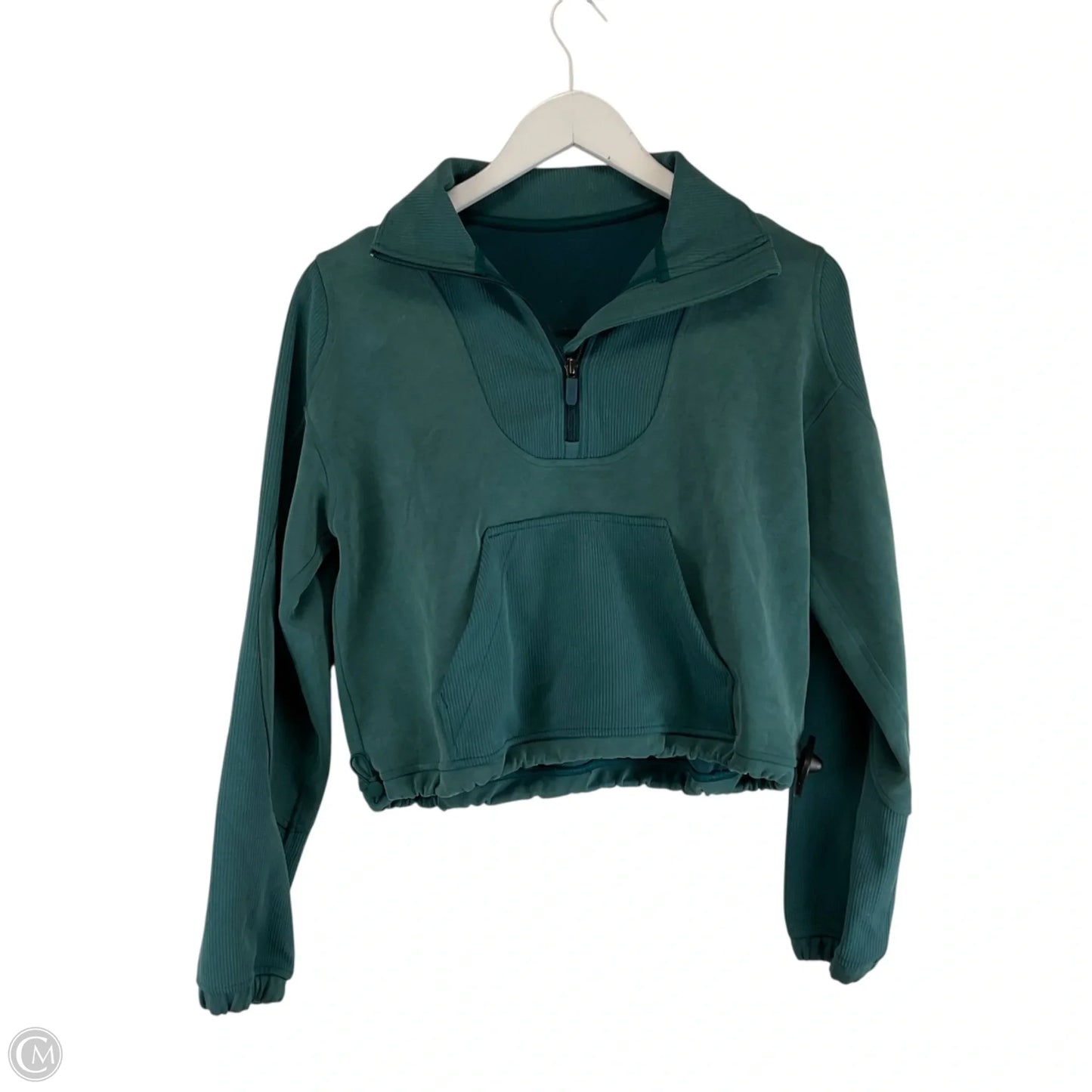 Athletic Jacket By Lululemon In Green, Size: 2