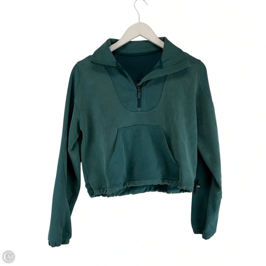 Athletic Jacket By Lululemon In Green, Size: 2