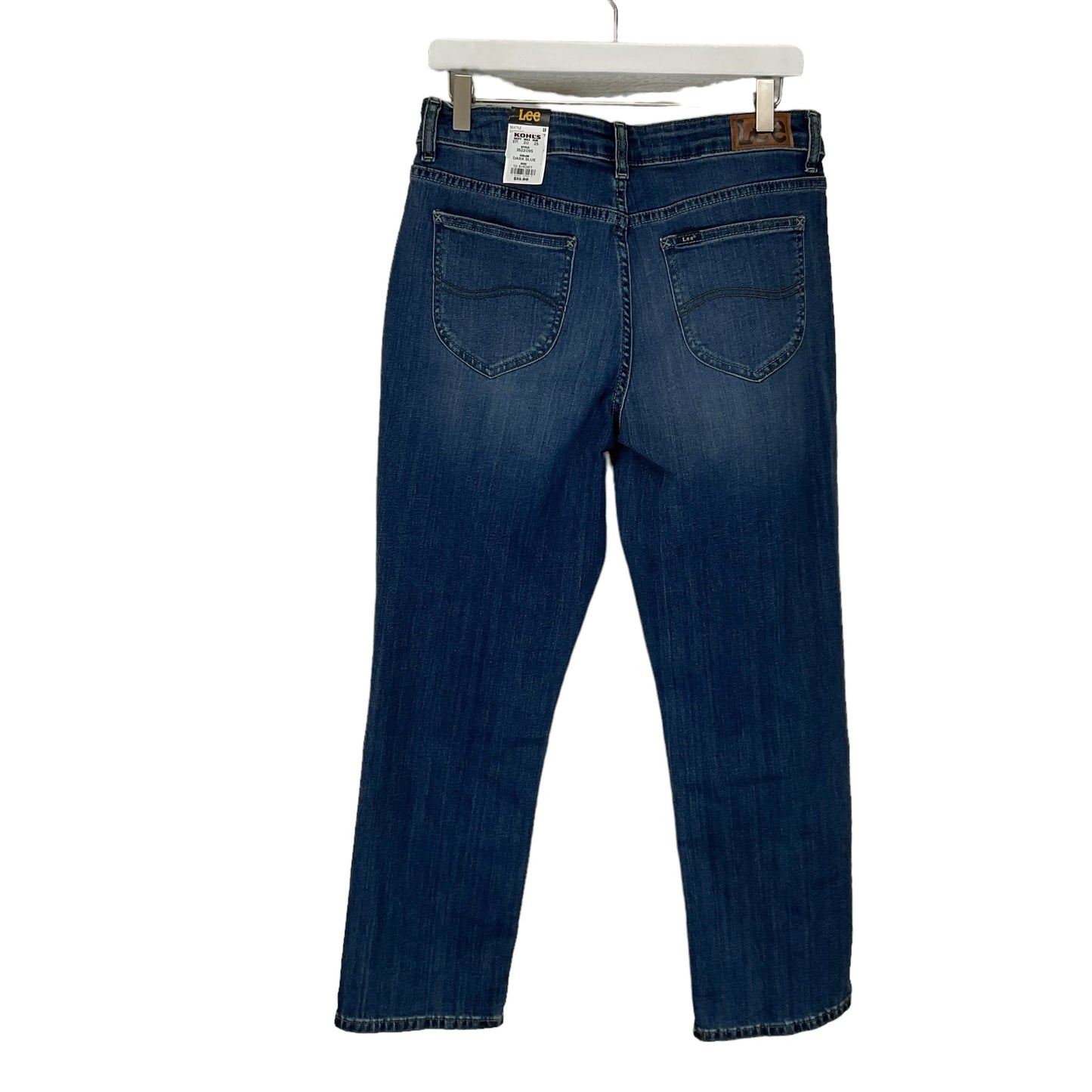 Blue Denim Jeans Straight Lee, Size 10