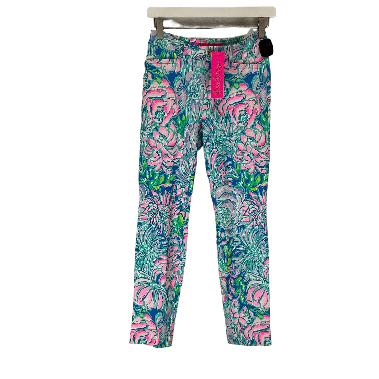 Multi-colored Pants Designer Lilly Pulitzer, Size 0