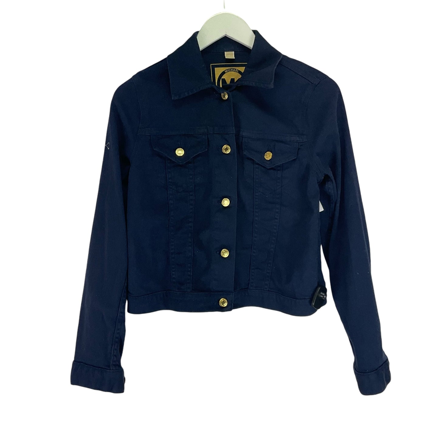 Jacket Denim By Michael By Michael Kors In Navy, Size: S