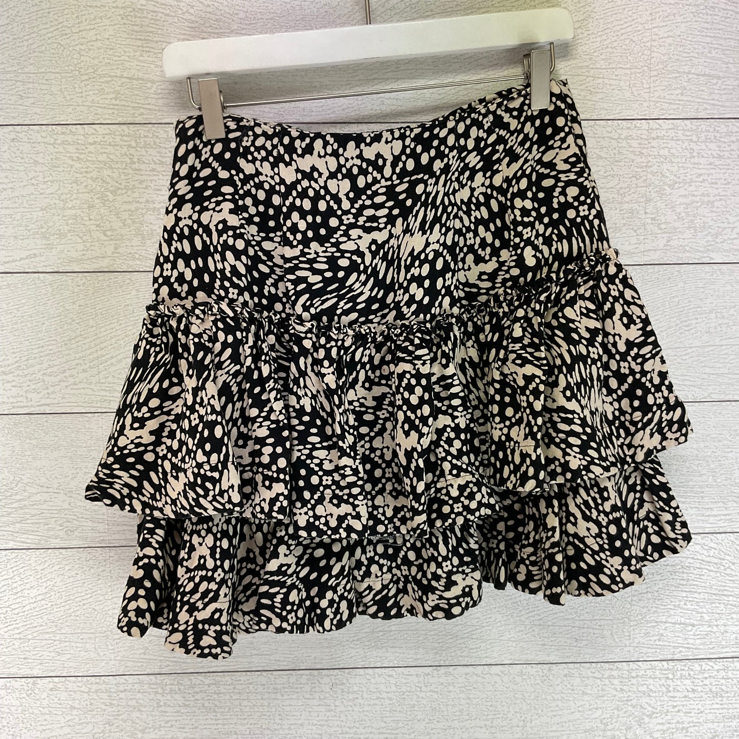 Black & Cream Athletic Skirt Maeve, Size M