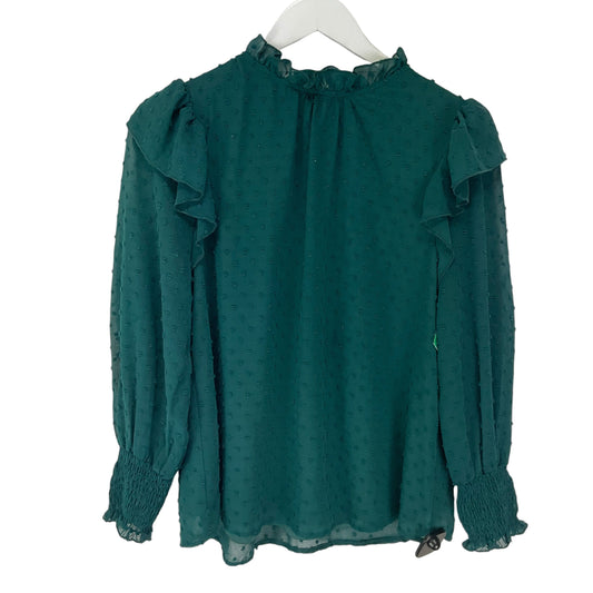 Top Long Sleeve By Entro In Green, Size: S