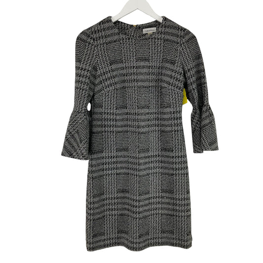 Dress Casual Midi By Calvin Klein In Grey, Size: S