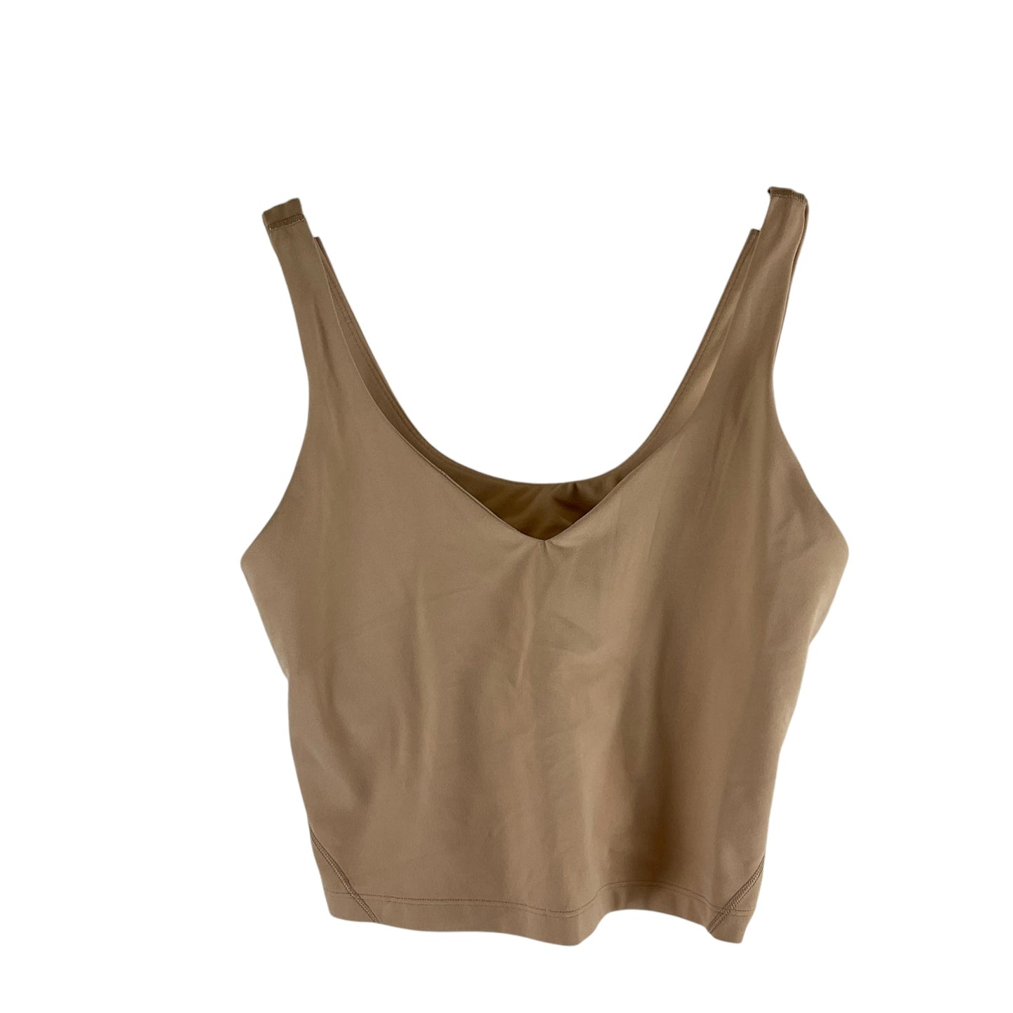 Athletic Tank Top By Lululemon In Tan, Size: 10