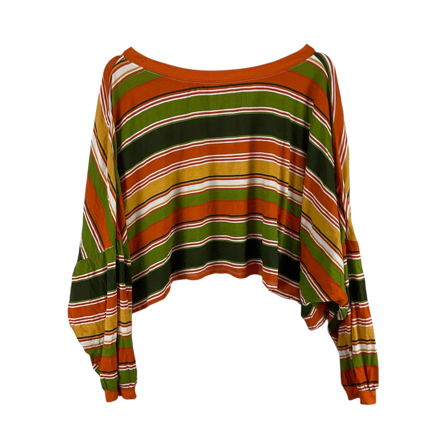 Top Long Sleeve By Its Us In Striped Pattern, Size: 3x