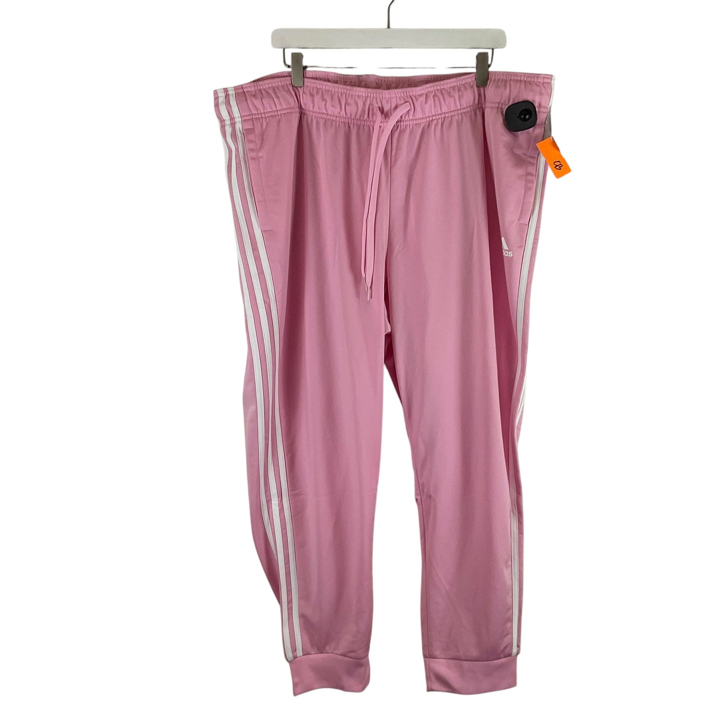 Pants Lounge By Adidas In Pink, Size: 3x