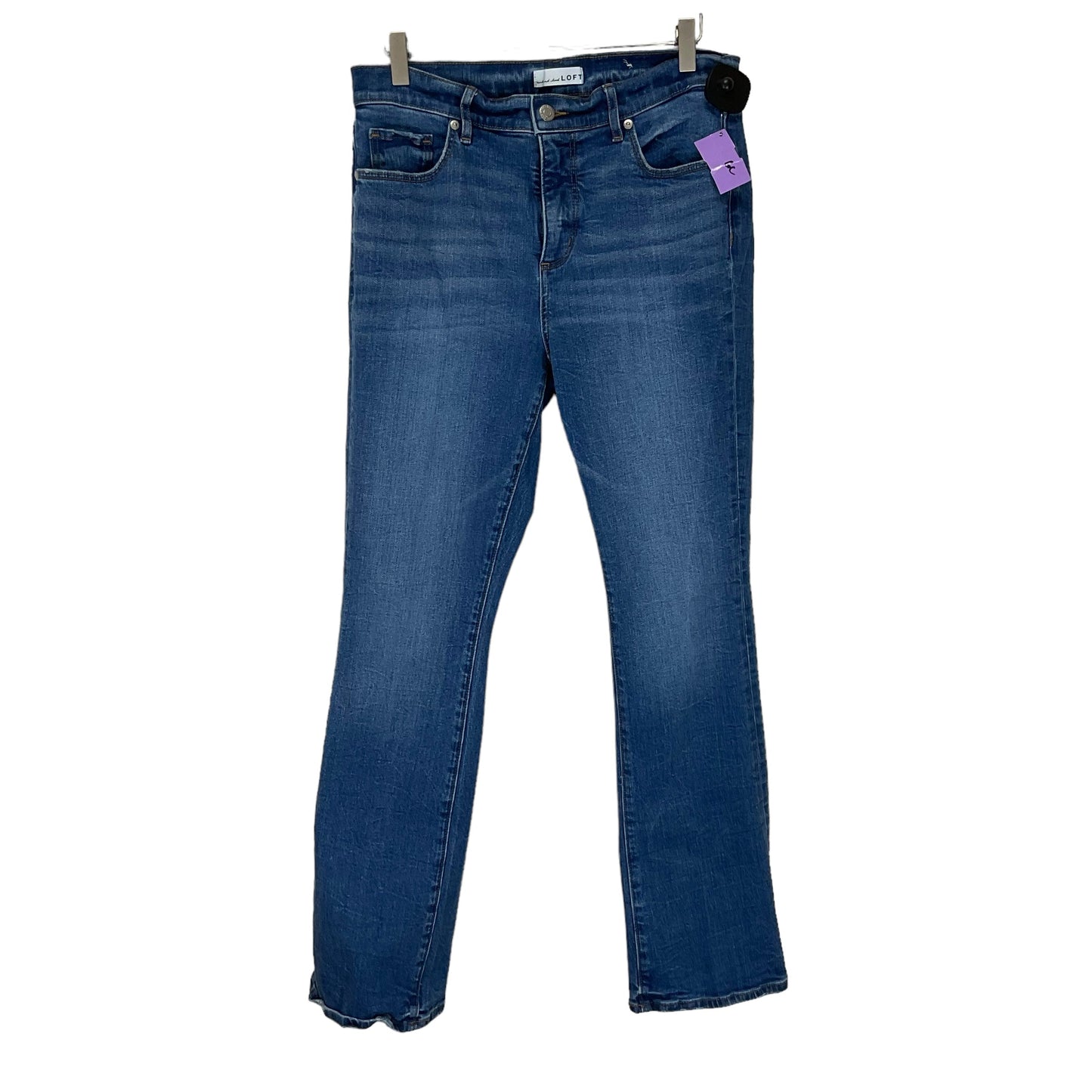 Blue Denim Jeans Boot Cut Loft, Size 10