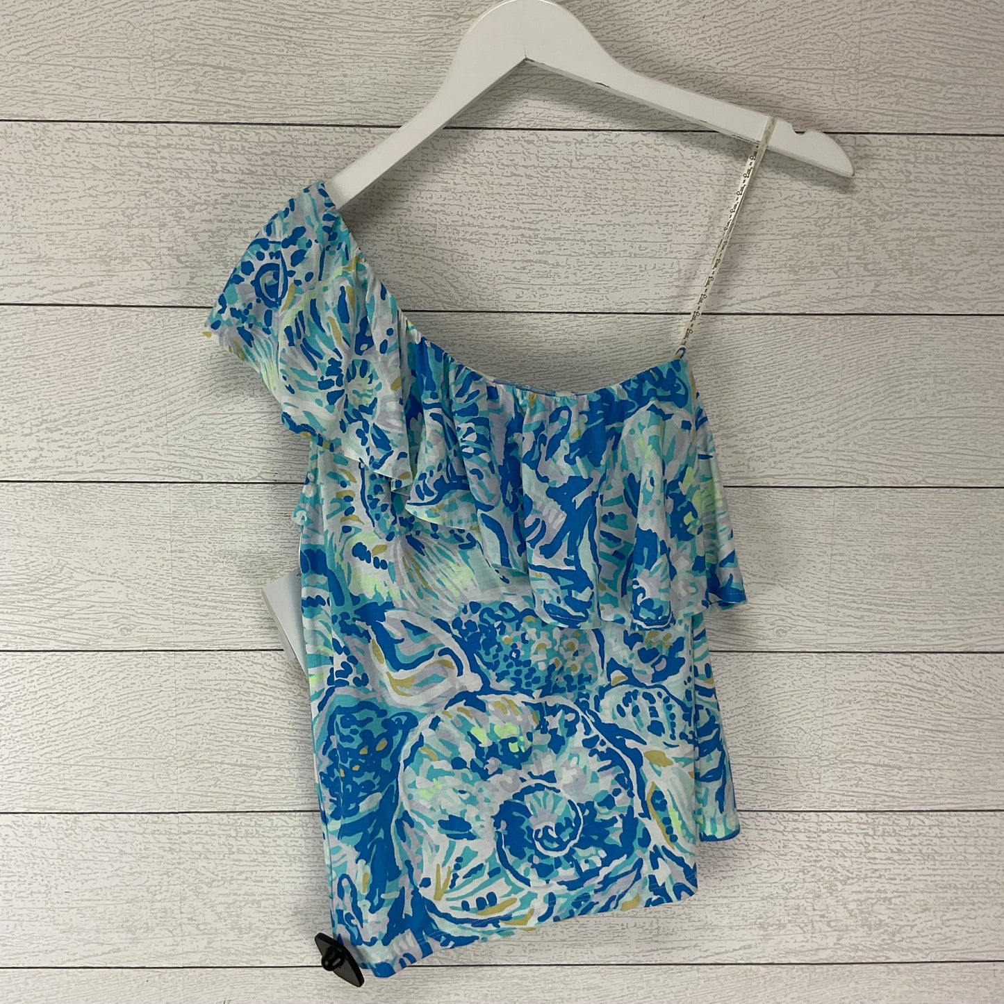 Blue Top Sleeveless Designer Lilly Pulitzer, Size Xs