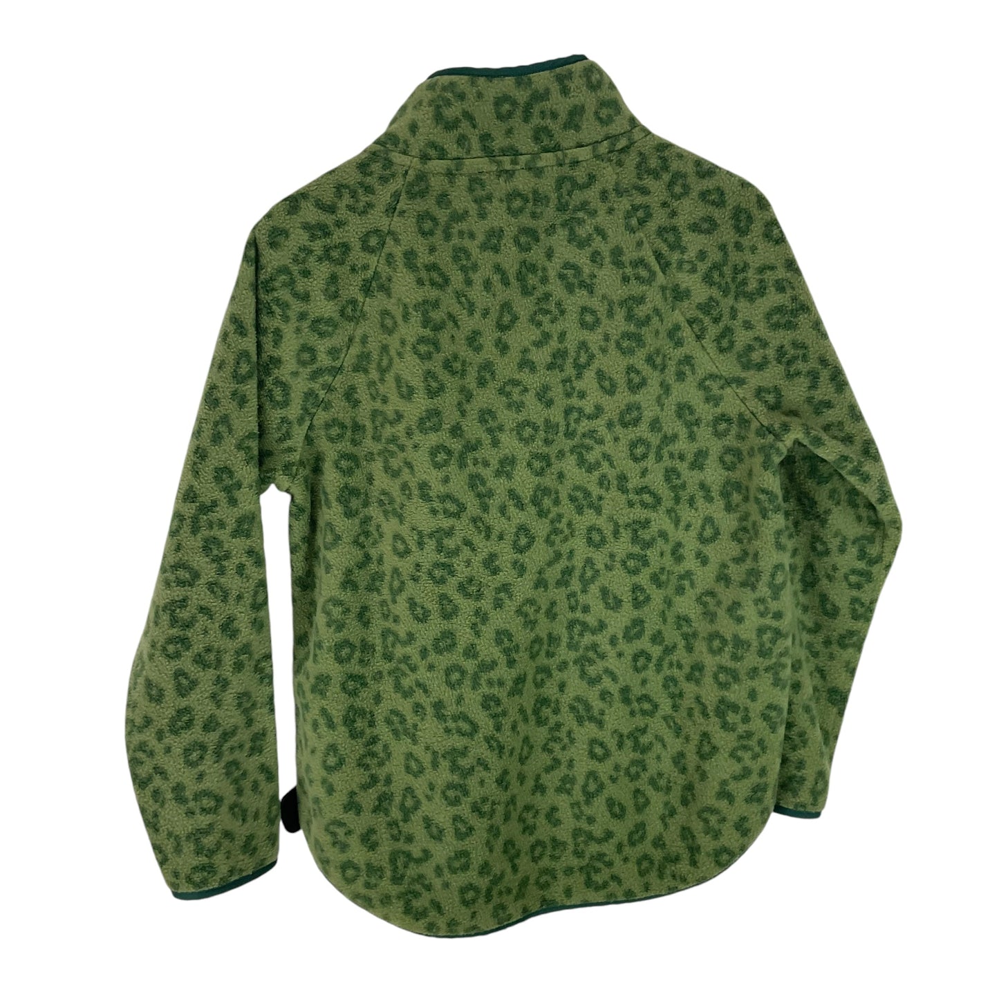 Jacket Fleece By J Crew In Green, Size: S