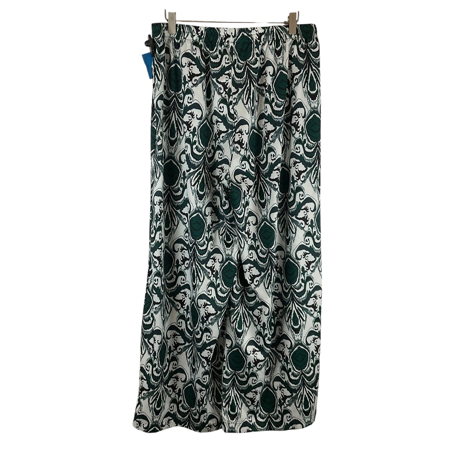 Pants Wide Leg By Shein In Green, Size: 1x