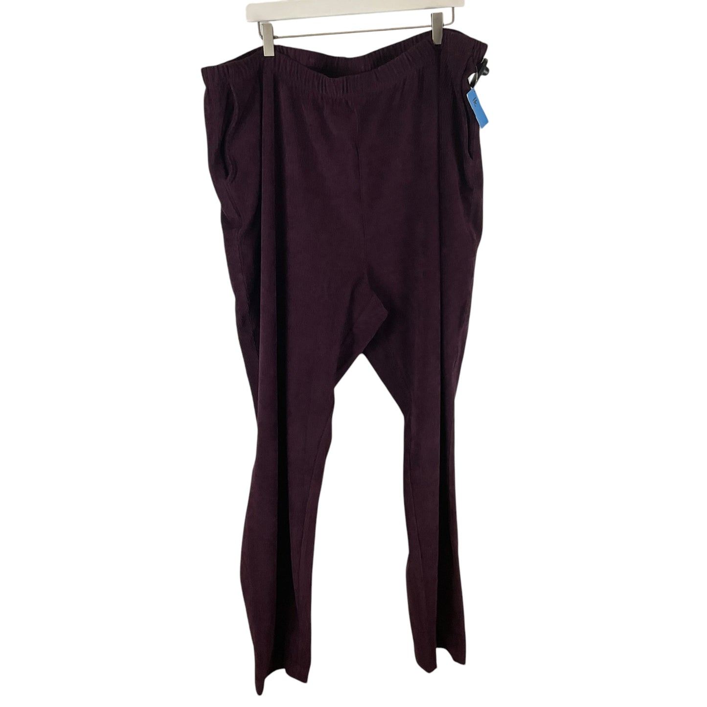 Pants Wide Leg By Lands End In Purple, Size: 3x