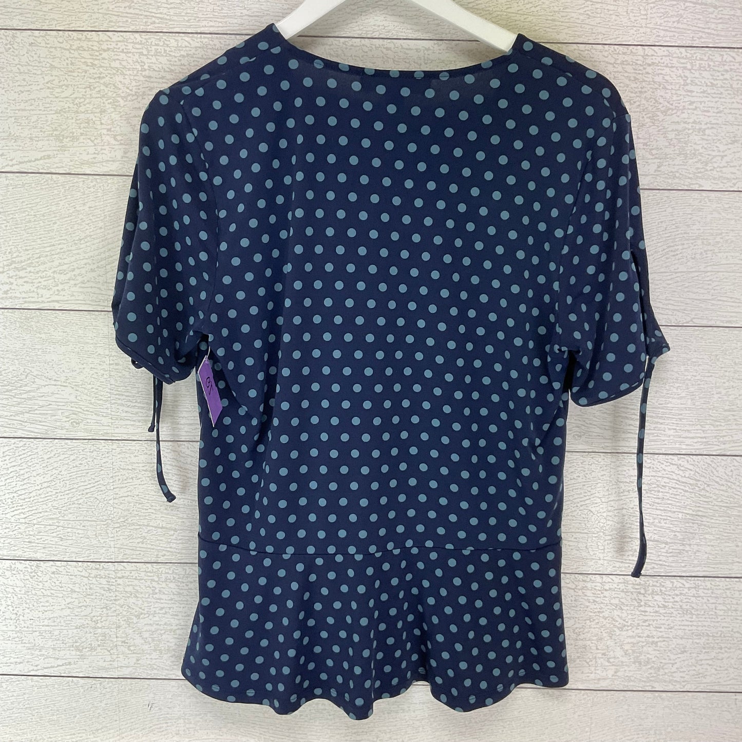 Blue Top Short Sleeve Michael Kors, Size L