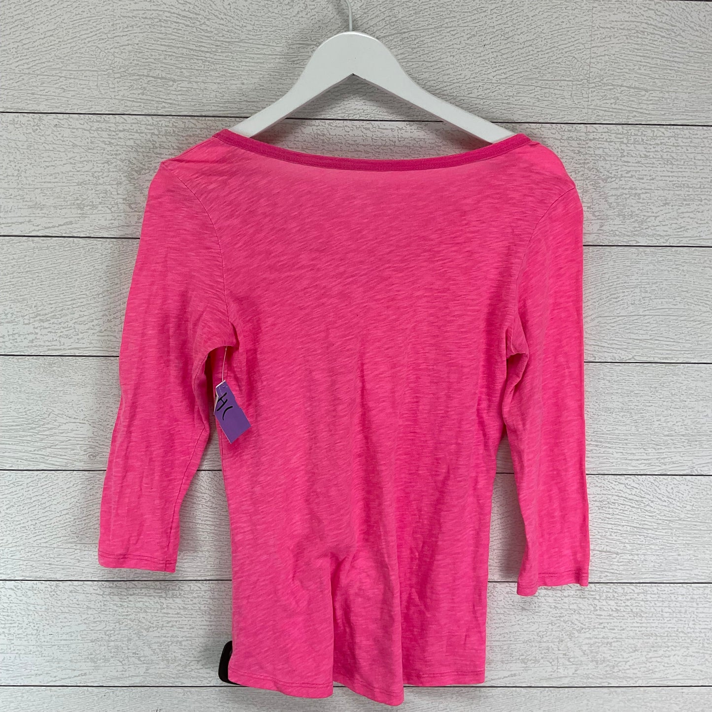 Pink Top Long Sleeve Designer Lilly Pulitzer, Size Xs