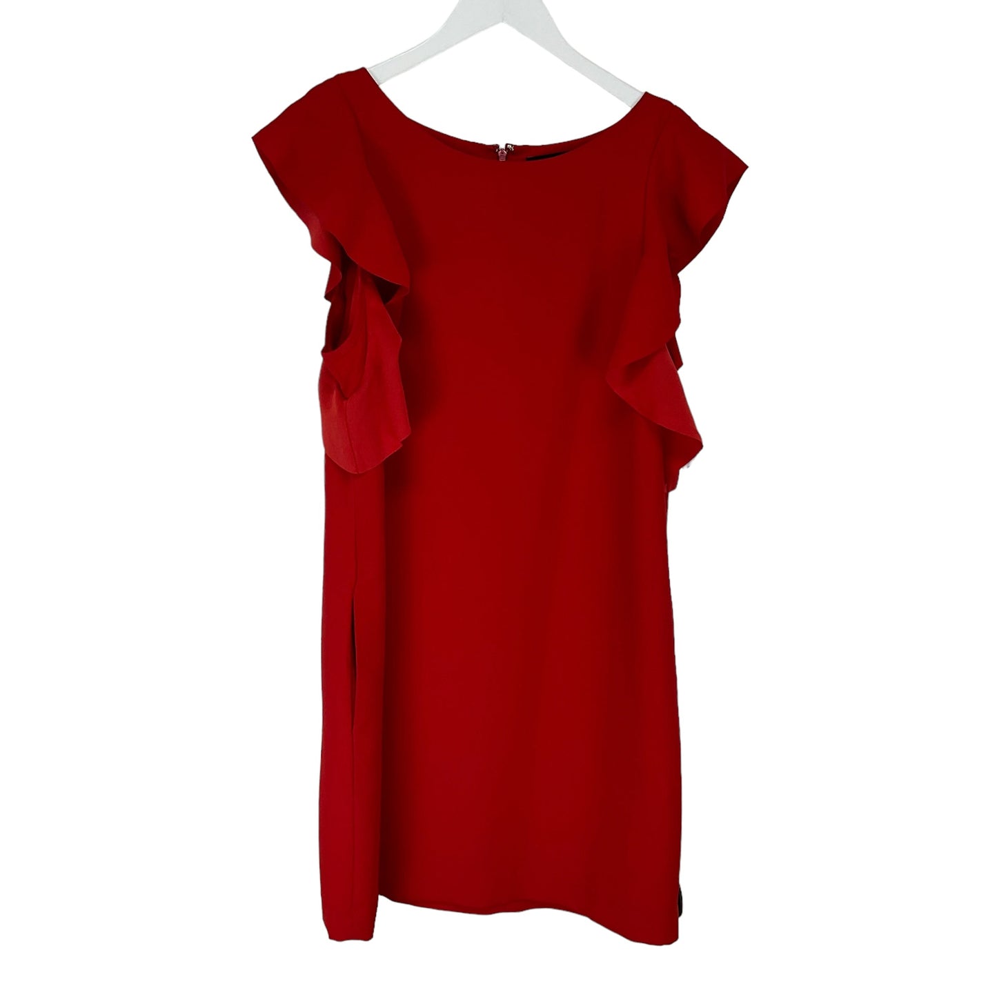 Red Dress Casual Midi Banana Republic, Size 12