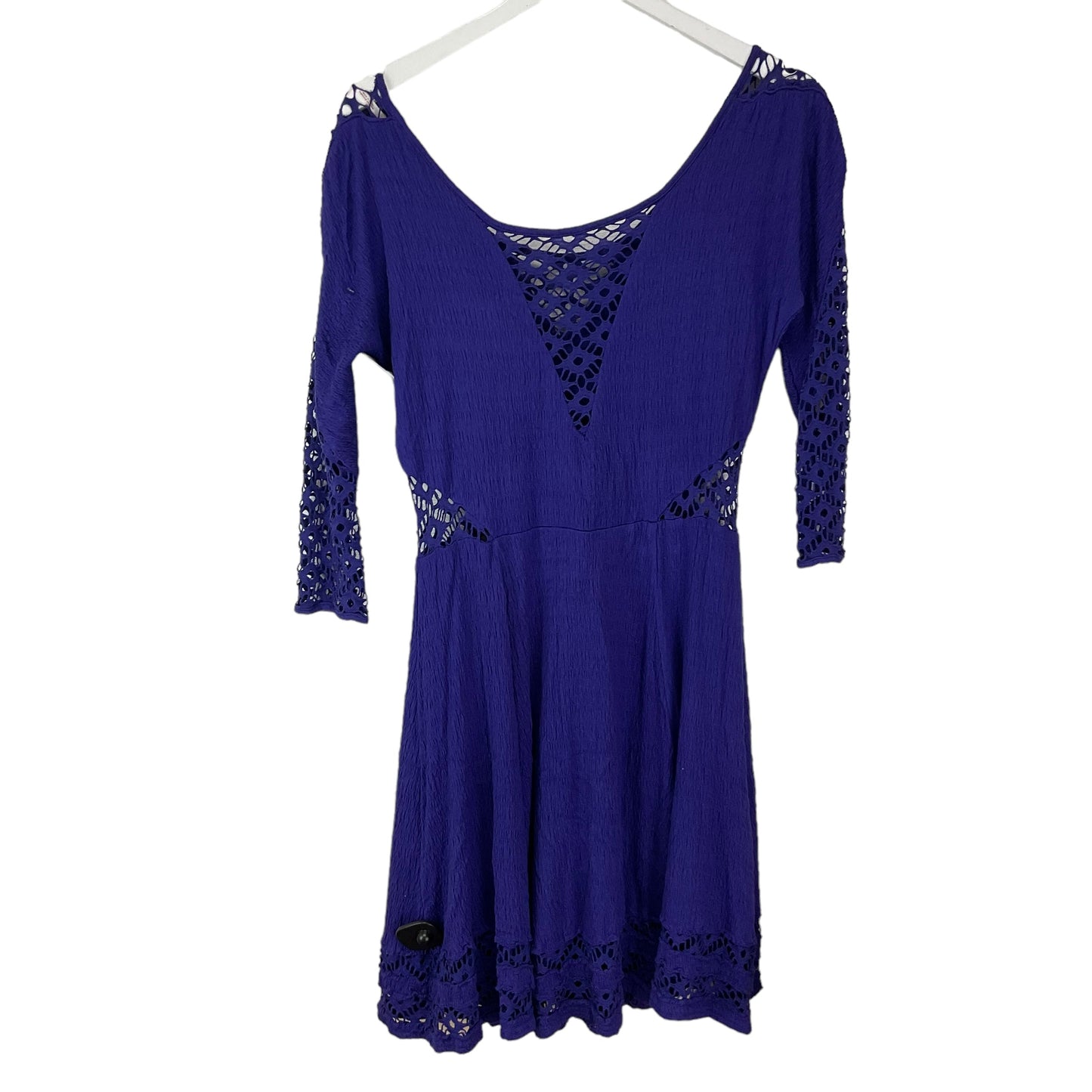 Purple Dress Casual Short Free People, Size M