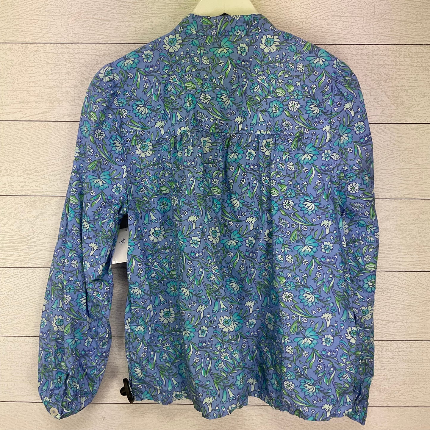 Top Long Sleeve By J. Crew In Blue, Size: M