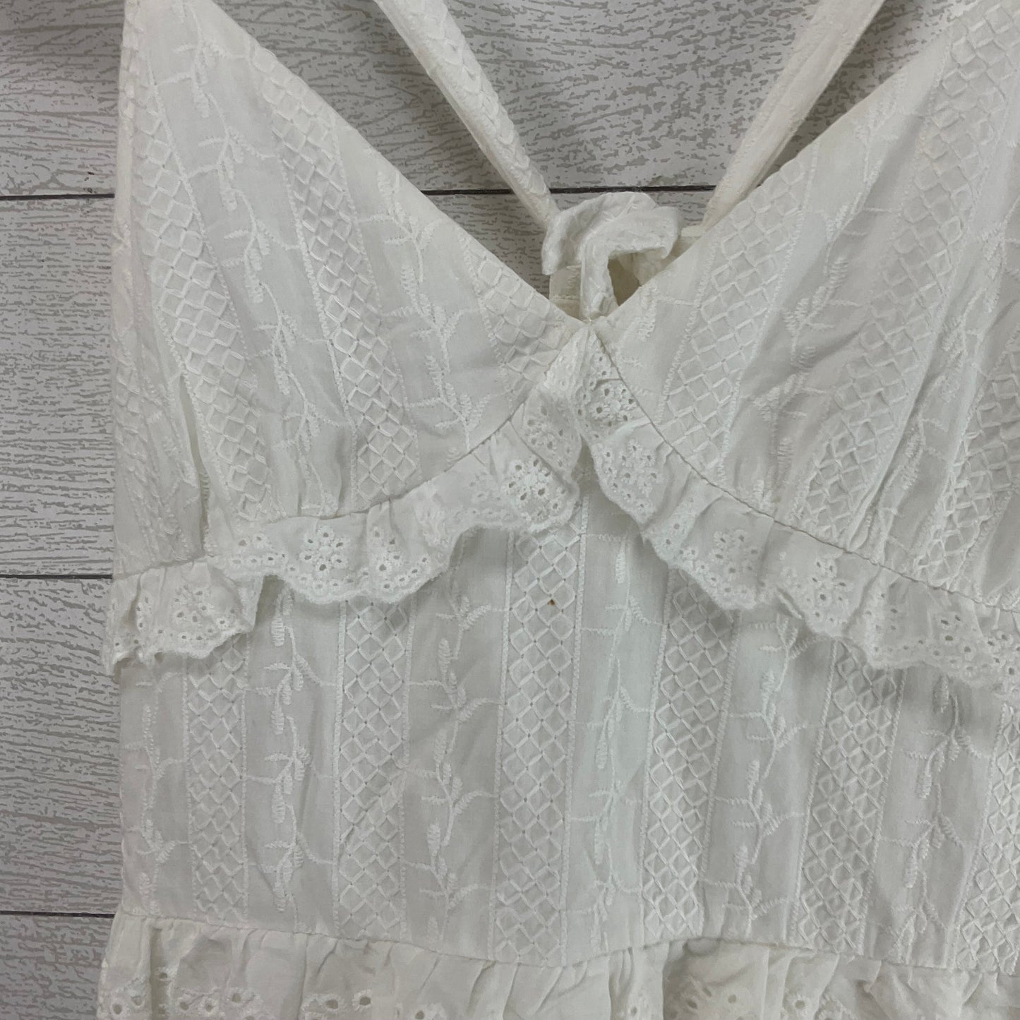 Dress Casual Short By Allison In White, Size: M