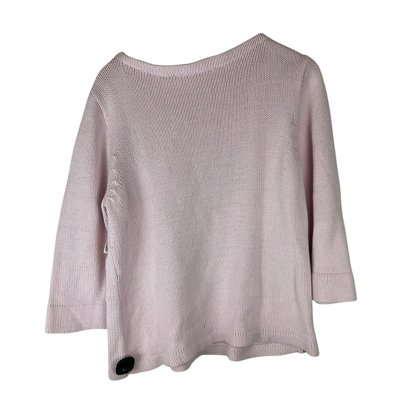 Sweater By Liz Claiborne In Pink, Size: Xl