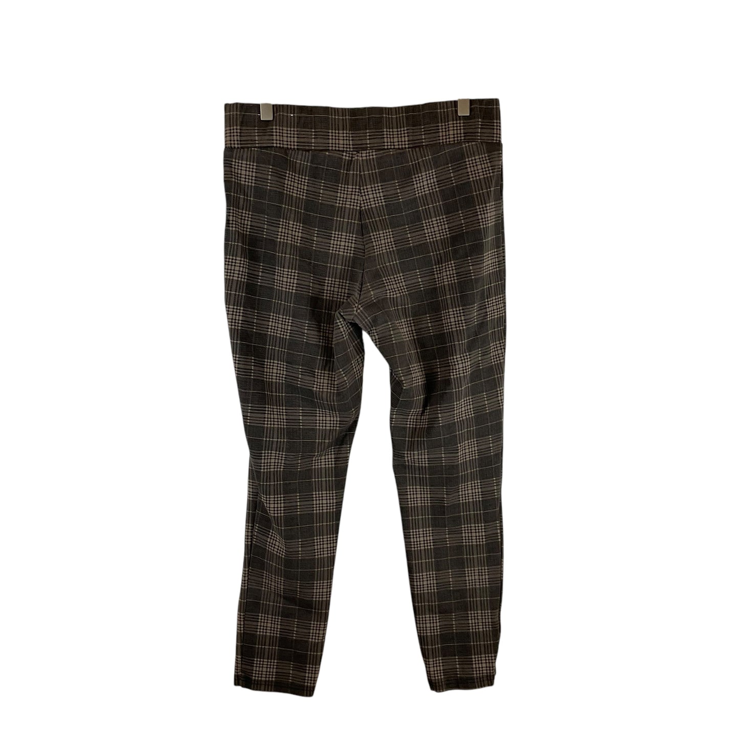 Pants Leggings By Logg In Plaid Pattern, Size: L