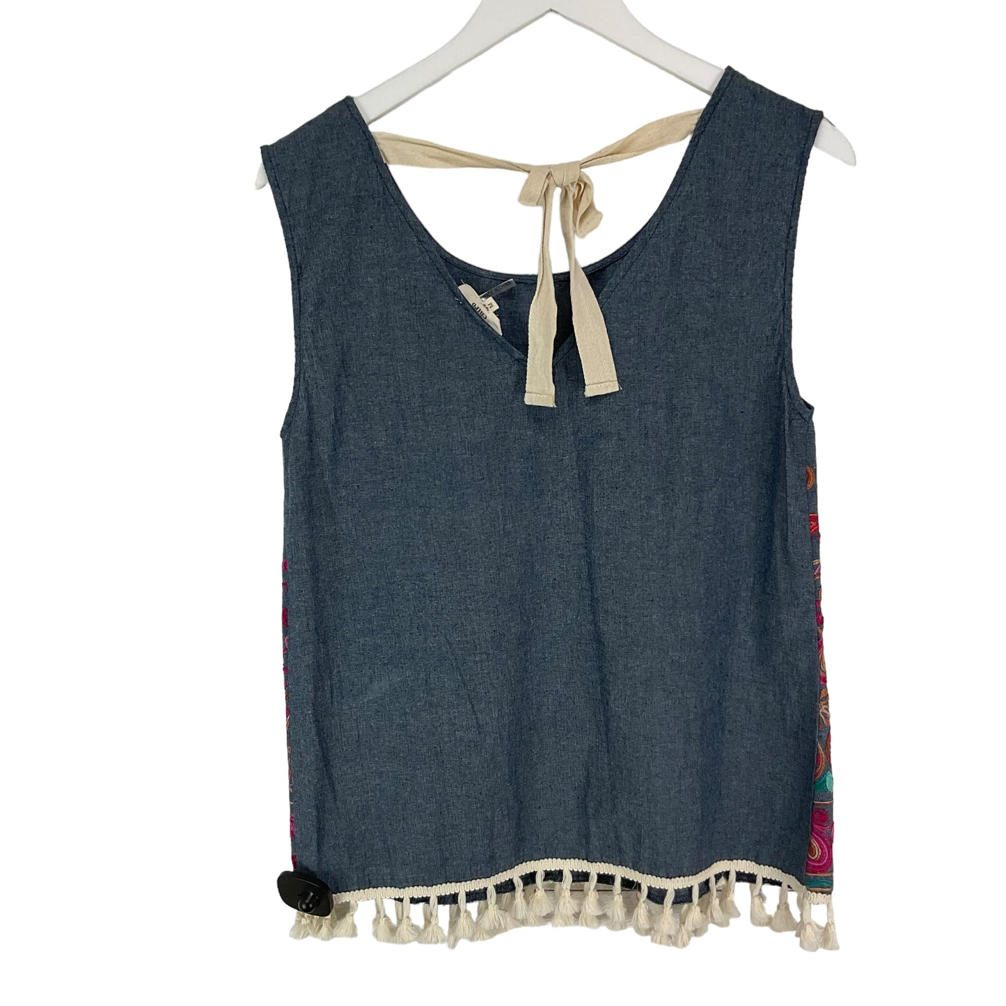 Grey Top Sleeveless Entro, Size M