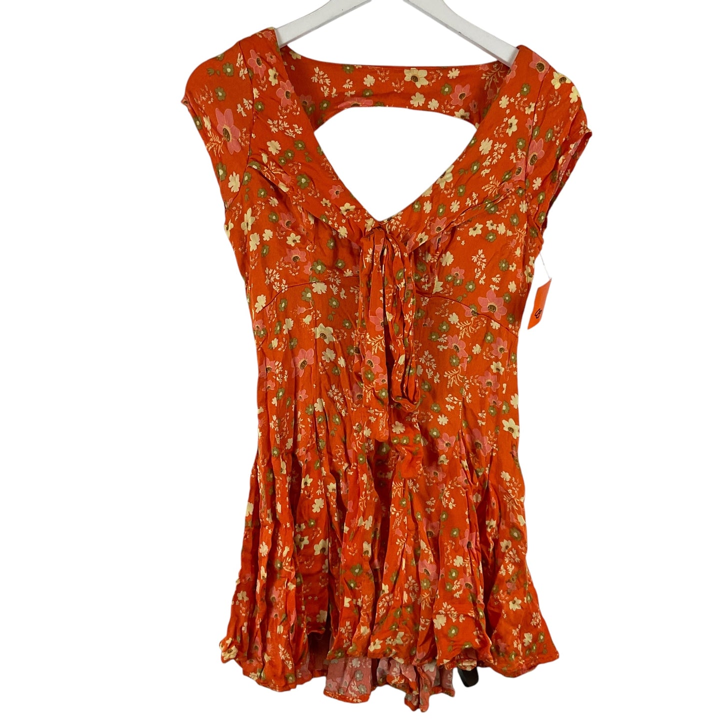 Dress Casual Short By Free People In Orange, Size: M