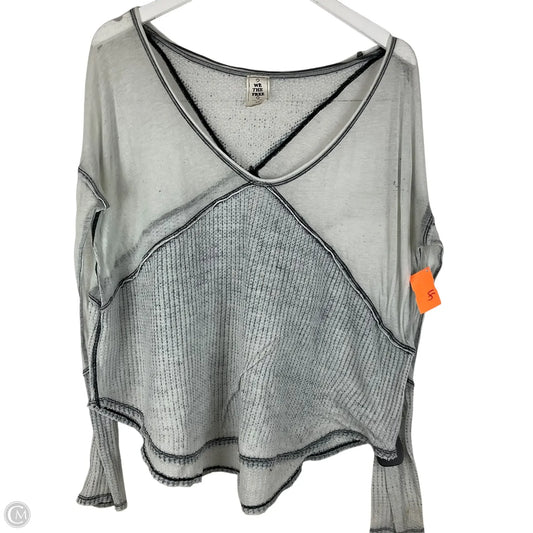 Top Long Sleeve By We The Free In Grey, Size: S