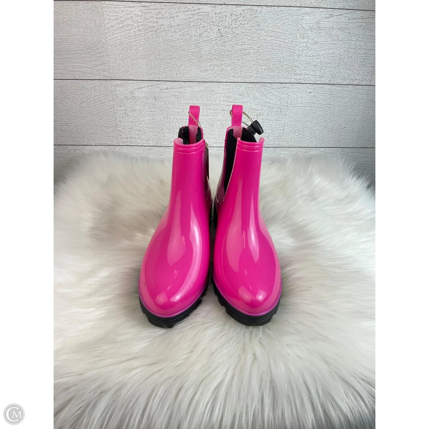 Boots Ankle Flats By Seven 7 In Pink, Size: 7
