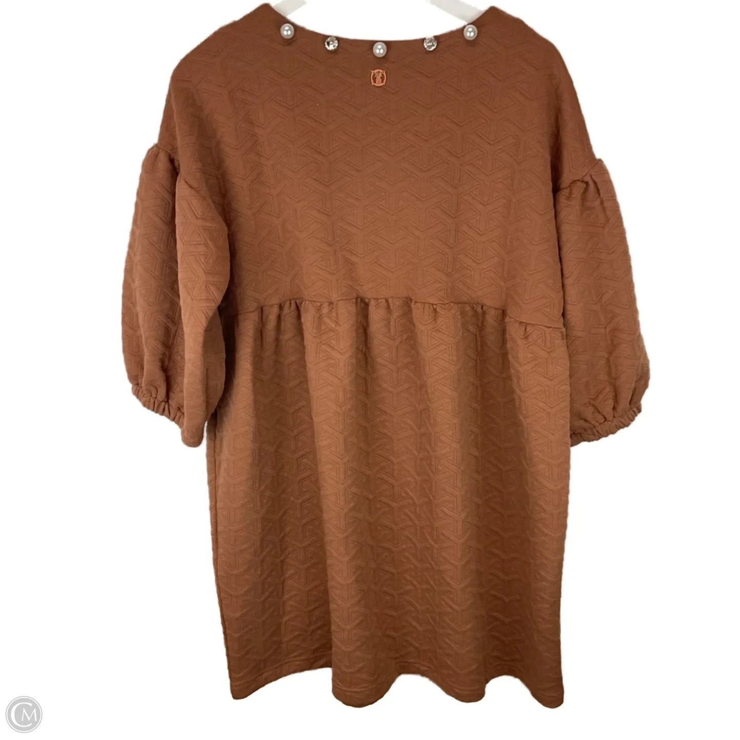 Top Long Sleeve By Simply Southern In Brown, Size: S