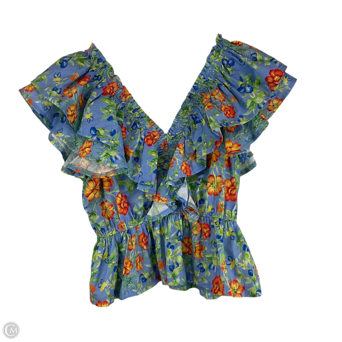 Top Sleeveless By Entro In Blue, Size: S