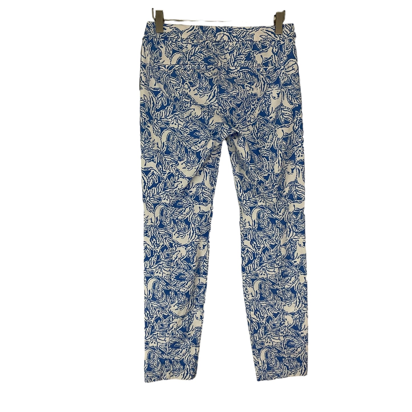 Blue & White Pants Designer Lilly Pulitzer, Size 2